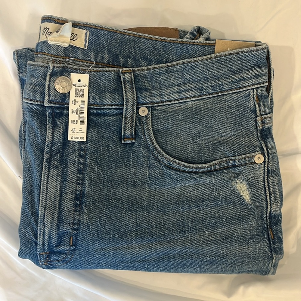 MADEWELL NWT Mid-Rise Perfect Vintage Jean (size 30)